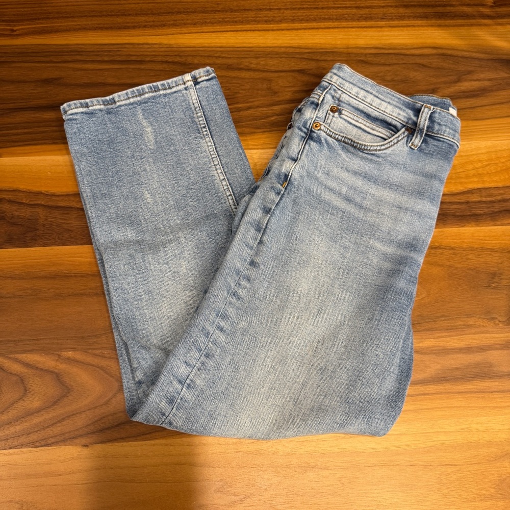 Re/Done Classic Blue Straight Jeans